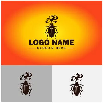Cockroach logo vector art icon graphics for business brand icon cockroach l.. Illustrazione stock