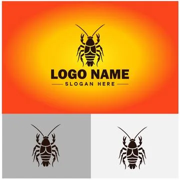 Cockroach logo vector art icon graphics for business brand icon cockroach l.. Illustrazione stock