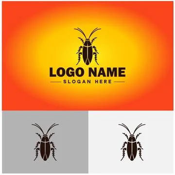 Cockroach logo vector art icon graphics for business brand icon cockroach l.. 스톡 일러스트