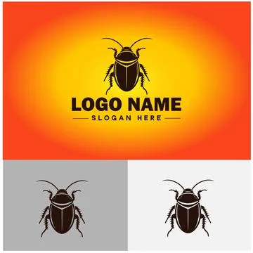 Cockroach logo vector art icon graphics for business brand icon cockroach l.. 스톡 일러스트