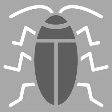 Cockroach Vector Icon Illustrazione stock