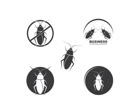 Cockroaches vector icon illustration design Stock Illustration