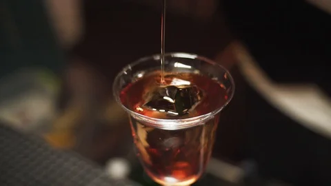 Cocktail in the bar Stock Footage 106629926