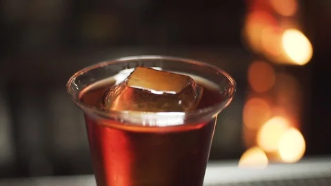 Cocktail in the bar Stock Footage 106629993
