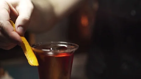Cocktail in the bar Stock Footage 106630018