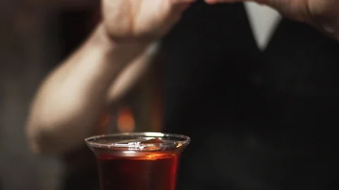 Cocktail in the bar Stock Footage 106630036