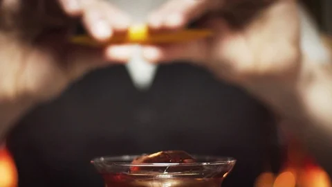 Cocktail in the bar Stock Footage 106630092