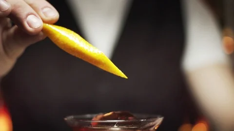 Cocktail in the bar Stock Footage 106630186