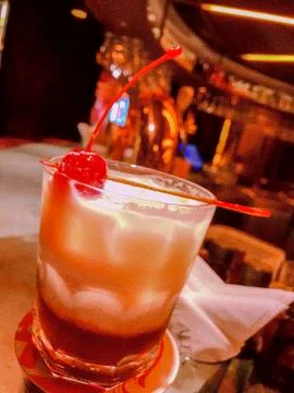 Cocktail on bar Stock Photos