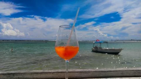 Cocktail beach Stock Photos