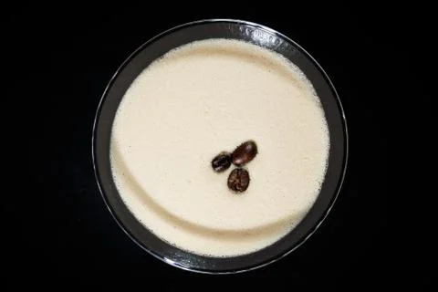Cocktail on a black background Stock Photos