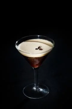 Cocktail on a black background Stock-Fotos
