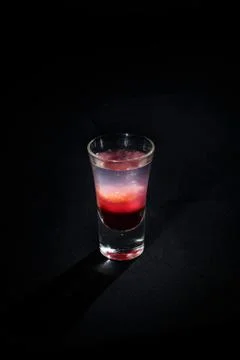 Cocktail on a black background Foto stock