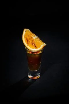 Cocktail on a black background Fotos Stock