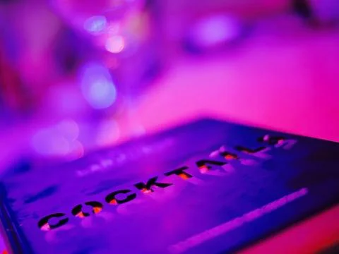 Cocktail book Stock Photos