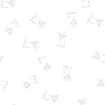 Cocktail cherry glyph seamless pattern Stock Illustration