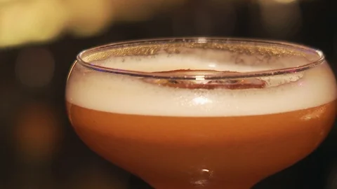 A Cocktail close up Stock Footage 112717808
