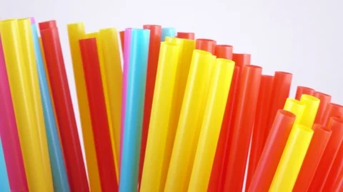A cocktail colored stick Stock Footage