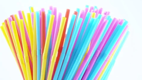 A cocktail colored stick Stock Footage