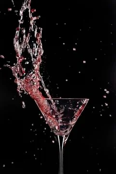 Cocktail explosion Stock Photos