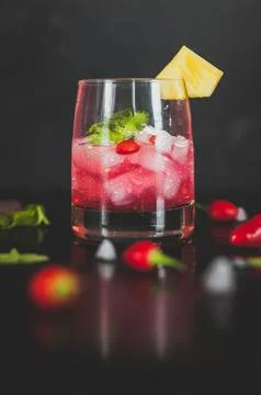 Cocktail in a glass Stock Photos
