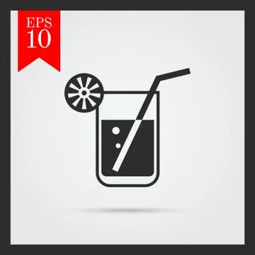 Cocktail icon Stock-Illustration