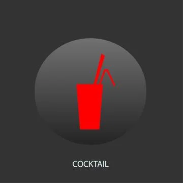 Cocktail icon Stock Illustration