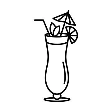 Cocktail icon Stock Illustration