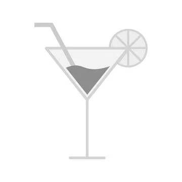 Cocktail icon vector image. Stock Illustration