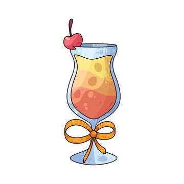 Cocktail illustration Stock Illustration