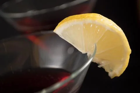 Cocktail with lemon Stock-Fotos