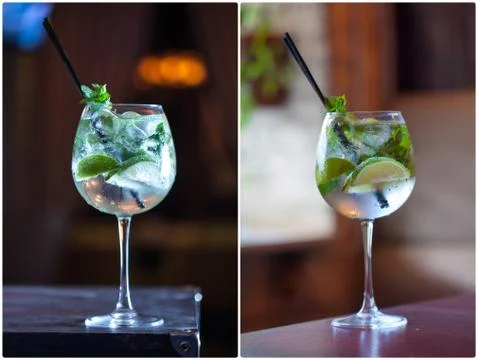 Cocktail Mahito Stock Photos