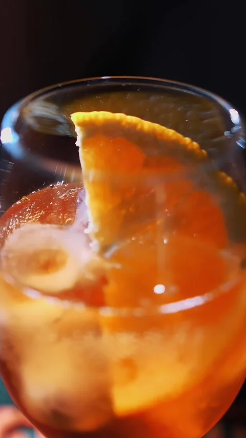 Cocktail. making a cocktail. bartender makes cocktail. close-up. Bartender Stock Footage 316780642