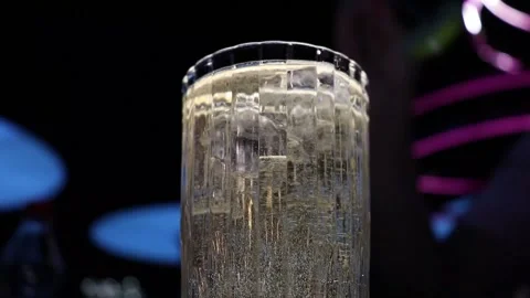 Cocktail making Stock Footage