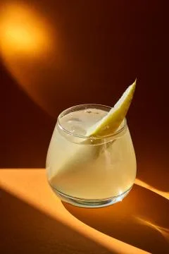 Cocktail of melon . Slices of melon on selective focus Stock Photos
