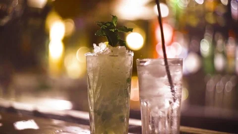 Cocktail - microphone Stock Footage 77675901