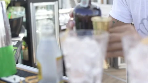 Cocktail Mixing Video stock 115603377
