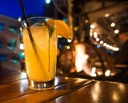 Cocktail night Stock Photos