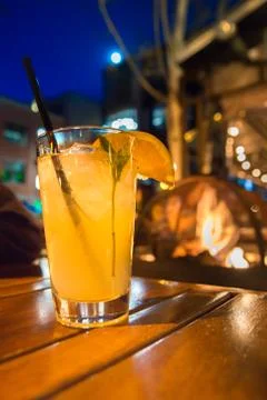 Cocktail night Stock Photos
