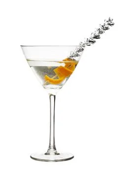 Cocktail with orange Foto stock