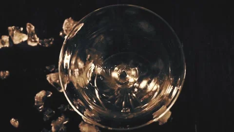 Cocktail with orange. Top view Stock Footage 129608322