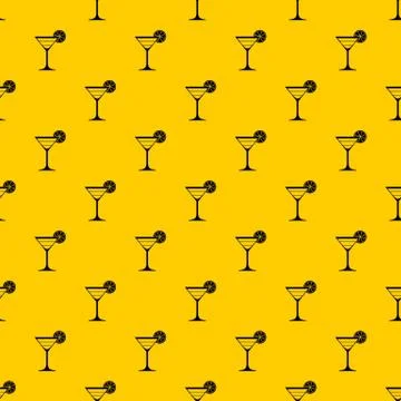 Cocktail pattern vector Illustrazione stock