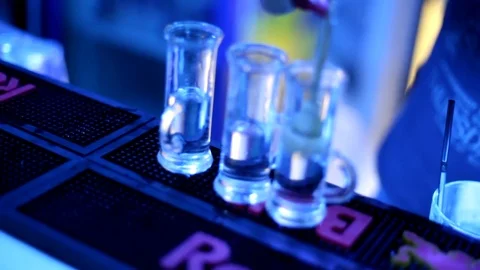 Cocktail Preparation Stock Footage 76471427