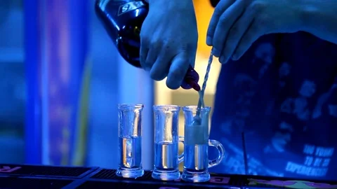 Cocktail Preparation Stock Footage 76471476