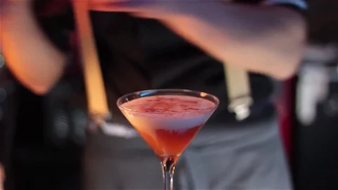 Cocktail Preparation Stock Footage 76471614