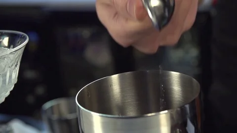 Cocktail Preparation Stock Footage 76472187