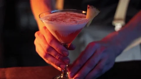 Cocktail Preparation Stock Footage 76472406