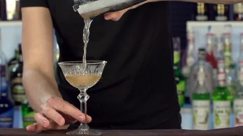 Cocktail Preparation Stock Footage 76472510