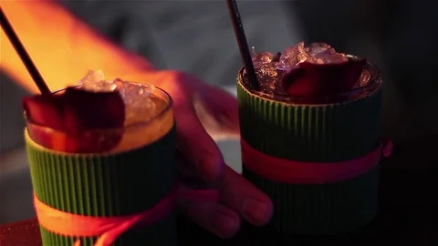 Cocktail Preparation Stock Footage 76472718