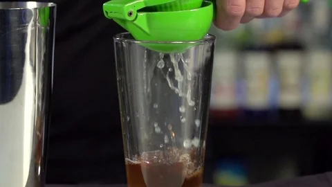 Cocktail Preparation Stock Footage 76472762